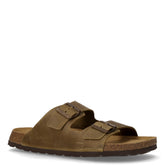 Bobo ciabatta in pelle oliva - GRUNLAND | Boscaini Scarpe
