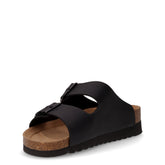 Hola ciabatta in ecopelle nero | Boscaini Scarpe