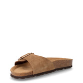 Sara ciabatta in pelle tortora | Boscaini Scarpe
