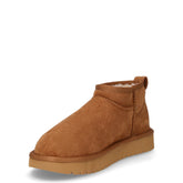 Stivaletto caldo in tessuto cammello | Boscaini Scarpe