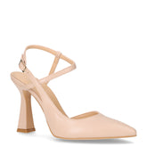 Sandalo con tacco in ecopelle nude - Sandali Donna | Boscaini Scarpe