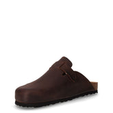 Ciabatta in pelle testa di moro | Boscaini Scarpe