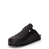 Ciabatta in pelle nero rustic | Boscaini Scarpe