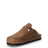 Ciabatta in pelle canapa | Boscaini Scarpe