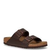 Arizona ciabatta in pelle marrone scuro | Boscaini Scarpe
