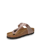 Gizeh ciabatta infradito in pelle rame | Boscaini Scarpe