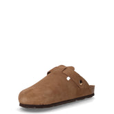 Sara ciabatta in pelle tortora | Boscaini Scarpe