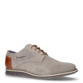 Stringata casual in pelle grigio - BUGATTI | Boscaini Scarpe
