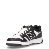 480 sneaker bambino in pelle nero bianco | Boscaini Scarpe