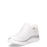 Summits Diamond Dream sneaker slip ins in tessuto bianco argento | Boscaini Scarpe