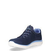 Summits Artistry Chic sneaker slip on in tessuto navy blu | Boscaini Scarpe