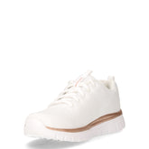 Graceful Get Connected sneaker in tessuto bianco oro rosa | Boscaini Scarpe