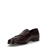 Mocassino in pelle con fibbie castagno | Boscaini Scarpe