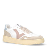 Sneaker in pelle ed ecopelle celeste bianco | Boscaini Scarpe