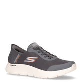 Go Walk Flex Hands Up sneaker slip ins in tessuto grigio | Boscaini Scarpe