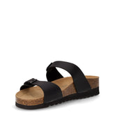 Hola ciabatta in ecopelle nero | Boscaini Scarpe