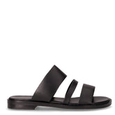 Ciabatta in pelle nero | Boscaini Scarpe