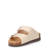 Hola ciabatta in ecopelle con platform beige | Boscaini Scarpe
