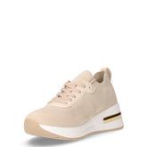 Sneaker in tessuto beige | Boscaini Scarpe