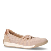 Ballerina sportiva in tessuto beige - Ballerine | Boscaini Scarpe
