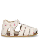 Alby sandalo in pelle bambina latte | Boscaini Scarpe