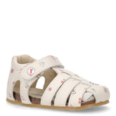 Alby sandalo in pelle bambina latte | Boscaini Scarpe