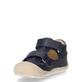 Puffy sandalo in pelle bambino navy | Boscaini Scarpe