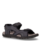 Strada sandalo in ecopelle navy grigio | Boscaini Scarpe