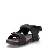 Strada sandalo in ecopelle navy grigio | Boscaini Scarpe