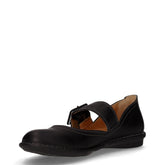 Ballerina casual in pelle nero | Boscaini Scarpe