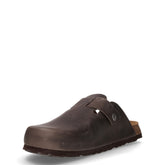 Bobo ciabatta in pelle antracite | Boscaini Scarpe