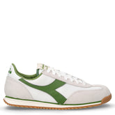 Cross sneaker in pelle e tessuto bianco palma | Boscaini Scarpe