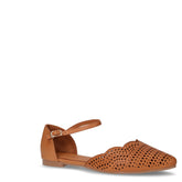Sandalo basso in pelle marrone cocco | Boscaini Scarpe