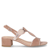 Sandalo con tacco nude | Boscaini Scarpe