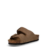 Ciabatta in pelle taupe | Boscaini Scarpe