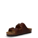 Ciabatta in pelle cuoio | Boscaini Scarpe