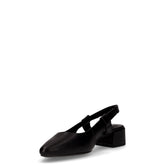 Slingback in ecopelle con tacco nero | Boscaini Scarpe