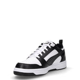 Rebound v6 Low sneaker in ecopelle bianco nero | Boscaini Scarpe
