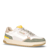 Sneaker in pelle ed ecopelle kaki | Boscaini Scarpe