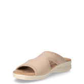 Ciabatta in tessuto beige | Boscaini Scarpe