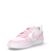 Court Borough Low Recraft sneaker in ecopelle ragazza bianco rosa | Boscaini Scarpe