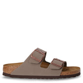 Arizona ciabatta in pelle pietra | Boscaini Scarpe