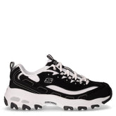 D'Lites Biggest Fan sneaker in pelle e tessuto nero bianco | Boscaini Scarpe