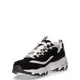 D'Lites Biggest Fan sneaker in pelle e tessuto nero bianco | Boscaini Scarpe