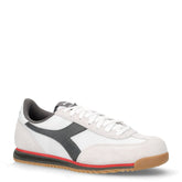 Cross sneaker in tessuto ed ecopelle bianco nero | Boscaini Scarpe