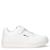 Kevin LTX sneaker in ecopelle con velcro bianco | Boscaini Scarpe