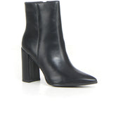 Tronchetto a punta con zip black | Boscaini Scarpe