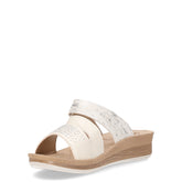Ciabatta con zeppa bianco | Boscaini Scarpe