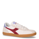 Tokyo Hit sneaker in pelle e tessuto bianco merlot | Boscaini Scarpe