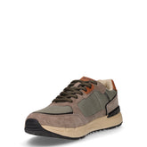 Sneaker in tessuto verde | Boscaini Scarpe